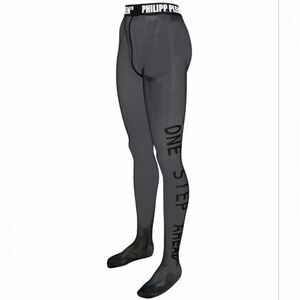 Philipp plein logo tights pantyhose size II S New
